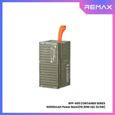 REMAX RPP-609 Container Series 60000mAh PD+QC Fast Charging Power Bank(PD 20W+QC 22.5W) - Green